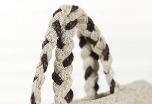 Cool Retro Styled Messenger Bag | Cotton + Linen