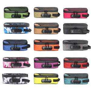 Smell Proof Smoking Pipe Bag | Odor-Proof Case with Combination Lock | Various Designs
