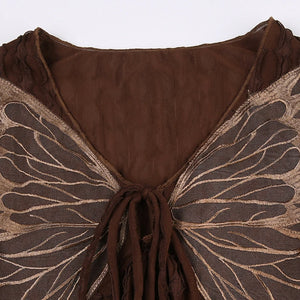 Fairy & Bohemian Styled Butterfly Festival Top | Sizes S-L