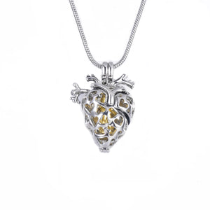 Eternity Keepsake Urn Necklace | White Gold Plated