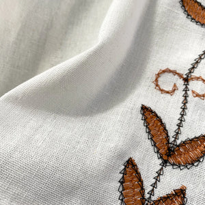 Women's Bohemian Long Sleeve Blouse | Cotton With Embroidery | One Size