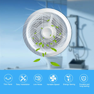 4W ECO-Friendly Two-Way Bathroom Exhaust Fan with Remote Control | Wall or Window Mount