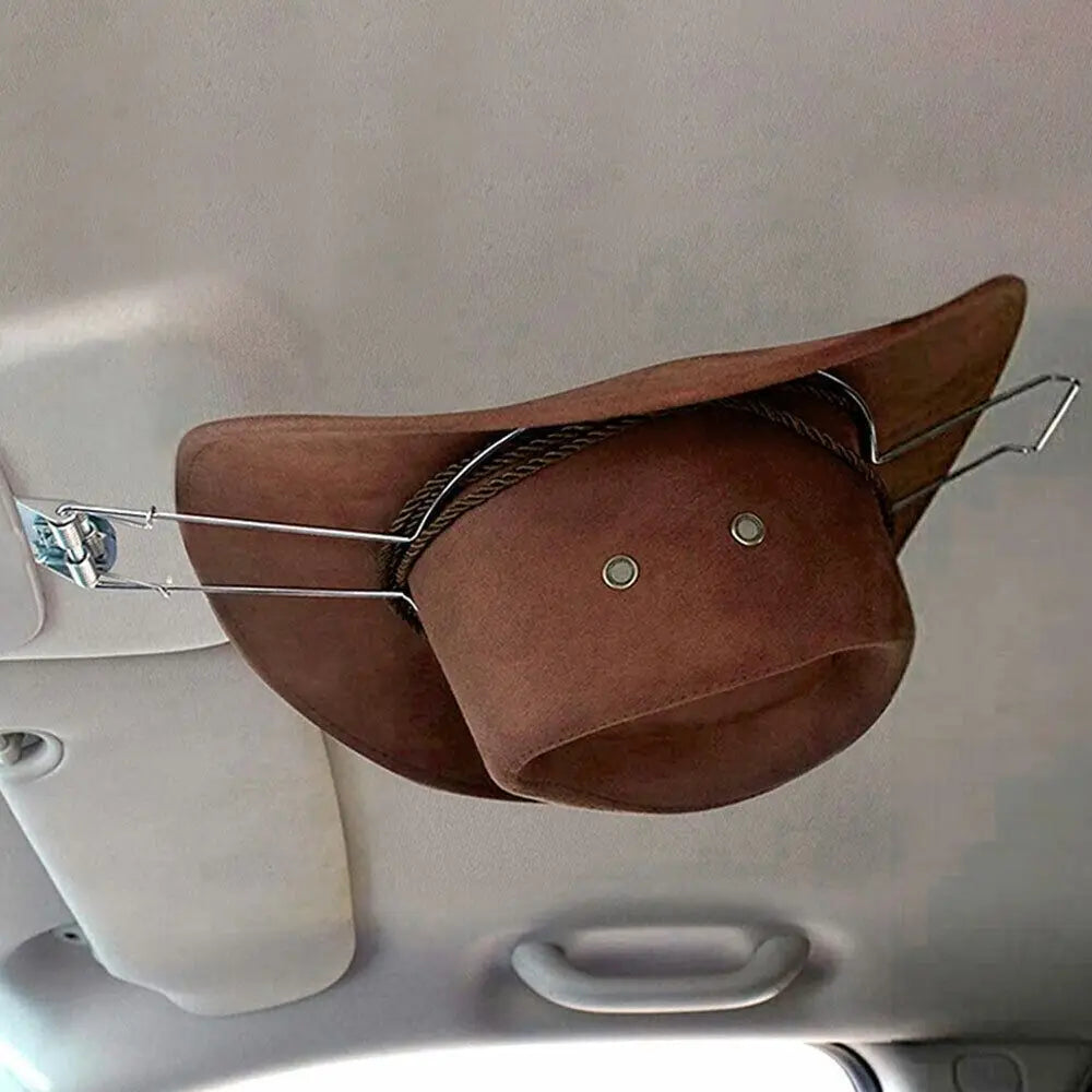 Car Hat Holder | Spring Loaded