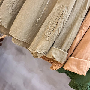 Women's Hooded Long Sleeved Cotton Top | Various Colours | Free Size