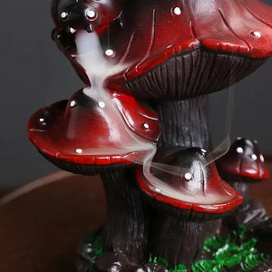 Magic Fairy Mushroom Waterfall Backflow Incense Burner