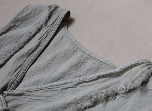 Women's Vintage Bohemian Spring Vest | Lace Up | Free Size