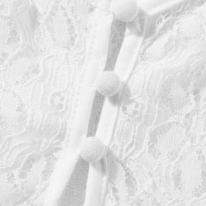 Hollow Out Lace Beach Summer Dress | White + Black Options | Sizes S-L