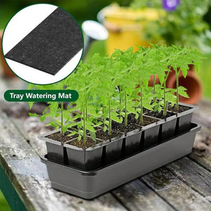 Automatic Plant Watering Capillary Mats | 8 Pack | Reusable Felt Basket Liners