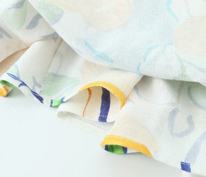 Beautiful Women's Floral Summer Dress With Lemon Print | Sizes XS-L