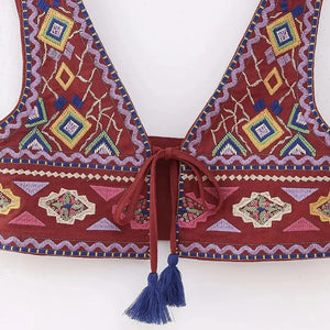 Women's Hippie Festival Sexy Top With Tassels | 2 Colours | Sizes S-L