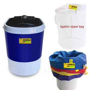 Automatic Bubble Bag Extraction Wash Machine + Mixer