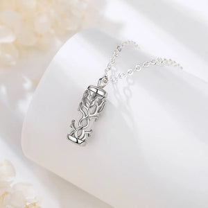 Tree Of Life Ashes Urn Pendant Necklace | 925 Silver | 2 Sizes