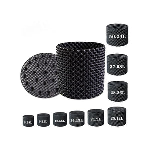 Root Control Air Pruning Nursery Pots | Fast Root Growth Training Containers | 9 Sizes | Durable Black PVC | Bonsai, Trees & Transplanting