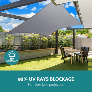 Instahut Shade Sail Canopy | Waterproof | 220GSM | 3x5M