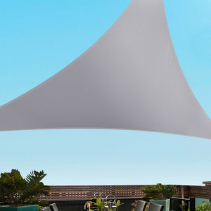 Instahut | Waterproof Shade Sail | Shade Cloth Triangle Canopy | 220GSM | 4x4x4m