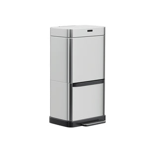 Devanti Motion Sensor Bin | 70L | Pedal Bin | Automatic | Silver