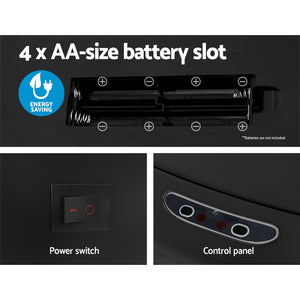 Devanti 82L Motion Sensor Bin | Rubbish Automatic | Black