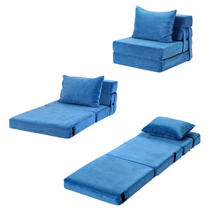 Convertible Folding Sofa Bed | Armless Lounger | Floor Futon Mattress