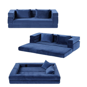 Pull-Out Sofa Bed | Foldable Lounge Chair | Convertible Mattress