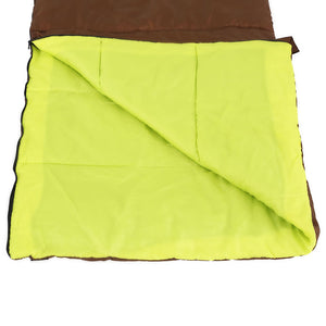 Double Sleeping Bag | Thermal for Camping & Hiking | Brown | -5°C