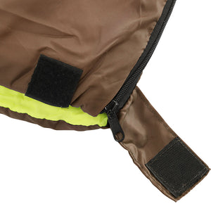Double Sleeping Bag | Thermal for Camping & Hiking | Brown | -5°C