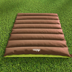 Double Sleeping Bag | Thermal for Camping & Hiking | Brown | -5°C