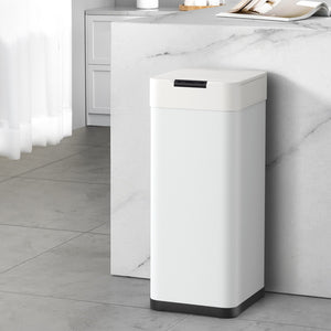 Devanti Sensor Bin | 50L | Motion Activated | Automatic Rubbish Bin | White