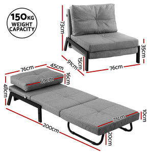 Sofa Bed | Folding Convertible Lounge Chair | Recliner Design