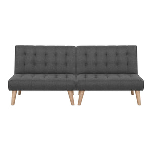 Artiss 2x Sofa Bed Couch | Single Seater | Fabric | Grey