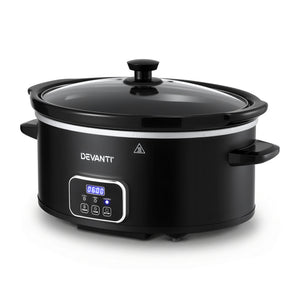 5.6L Slow Cooker | 3 Heat Settings | Keep Warm Function