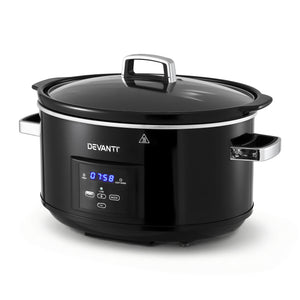 8L Slow Cooker | 3 Heat Settings | Keep Warm Function