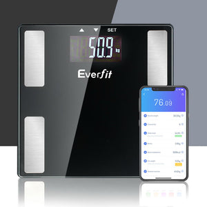 Everfit Body Fat Bathroom Scale | Weighing | Wireless Bluetooth | Gym | 180KG