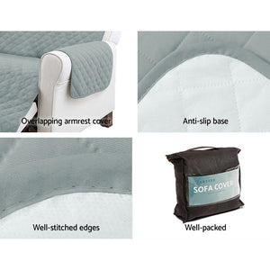 Sofa Cover | Couch Covers | 3 Seater | 100% Water Resistant | Grey