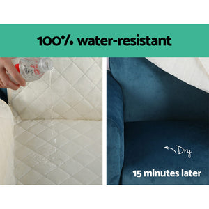 Sofa Cover | Couch Covers | 4 Seater | 100% Water Resistant | Beige