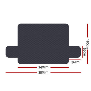 Sofa Cover | Couch Covers | 4 Seater | 100% Water Resistant | Dark Grey