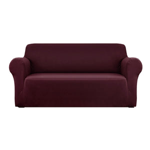 Sofa Cover | Couch Covers | 3 Seater | Stretch | Burgundy