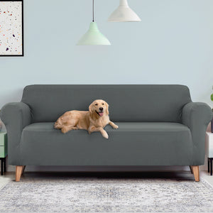 Sofa Cover | Couch Covers | 4 Seater | Stretch | Grey