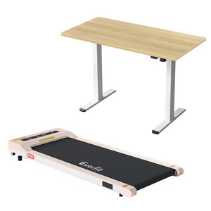Electric Walking Pad + Standing Desk | 140cm Desk | Treadmill | 360mm