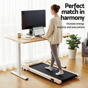 Electric Walking Pad + Standing Desk | 140cm Desk | Treadmill | 360mm