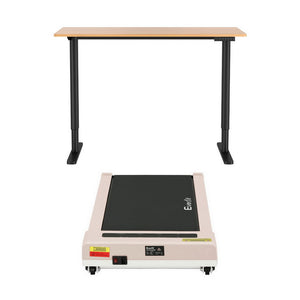 Walking Pad + Automatic Standing Desk Set | 120cm Desk | Treadmill | 360mm