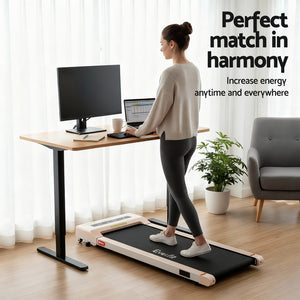 Walking Pad + Automatic Standing Desk Set | 120cm Desk | Treadmill | 360mm