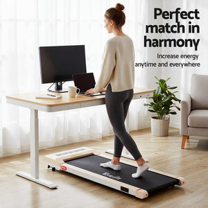 Electric Treadmill + Standing Desk Bundle | 120cm Desk | Walking Pad | 360mm Width