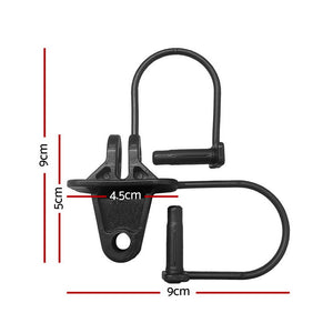 Electric Fence Insulators | 200pcs Pinlock | Black Farm Fencing Accessories