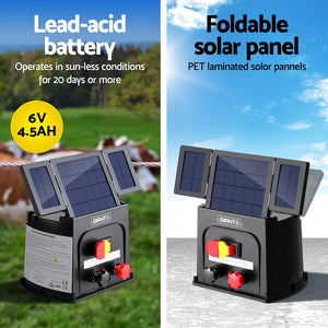 Electric Fence Energiser | 8km | PET Solar Energizer | 0.3J