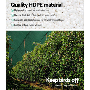 50% Shade Cloth | 3.66x10m | Shadecloth | Sail | Heavy Duty | Grey