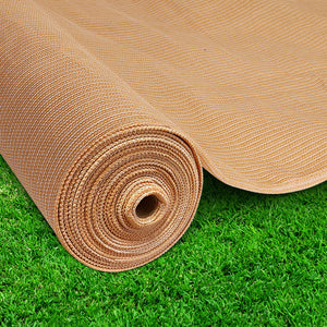 Instahut 90% Shade Cloth | 3.66x20m | Shadecloth Sail | Heavy Duty | Beige