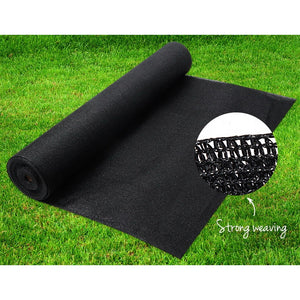 Instahut 70% Shade Cloth | 3.66x30m | Shadecloth Sail | Heavy Duty | Black