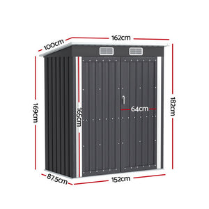 Garden Shed | 1.62x1M | Outdoor Storage | Tool Workshop | House Shelter