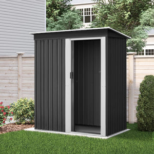 Garden Shed | 1.62x0.86M | Sheds Outdoor Storage | Tool Workshop | House Shelter | Sliding Door