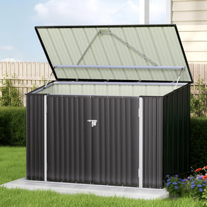 Garden Shed | 2.22x0.91m | Bike & Tool Storage | Double Door